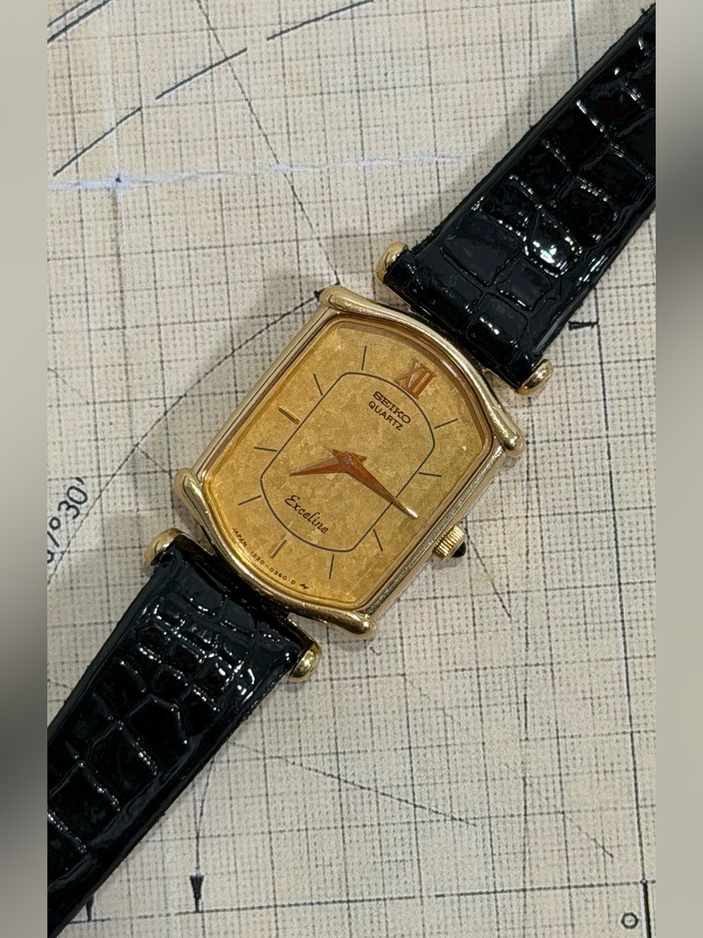 Rare Vintage 1984 Seiko Exceline 1220-5190 Women’s Watch
